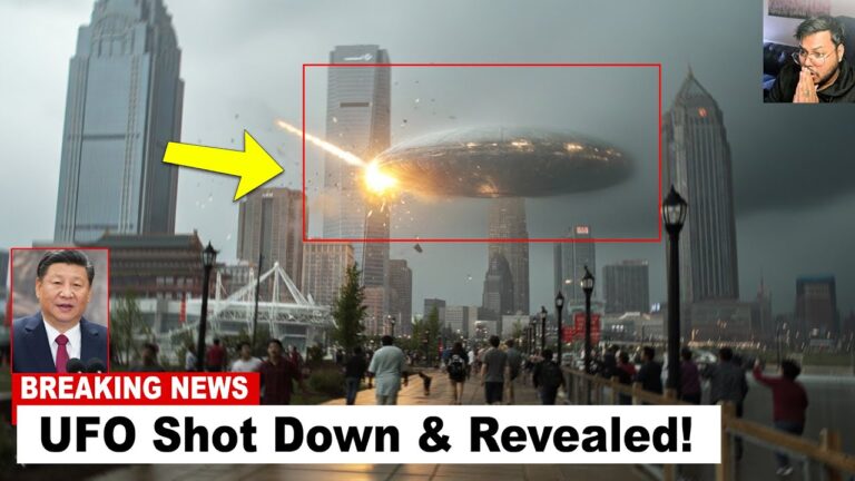 UFO SHOT DOWN IN CHINA‼️ 😨 New UFO Sightings Caught in 2025