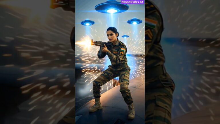 🔥Incredible bravery: The Indian soldier who saved a pilot from a UFO! #ai #Shorts #ufo #ytshorts