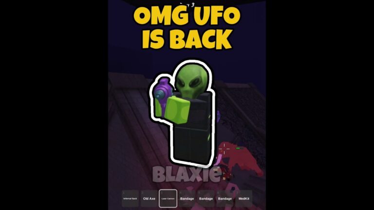 OMG UFO is back 😱 99 nights in the forest #roblox