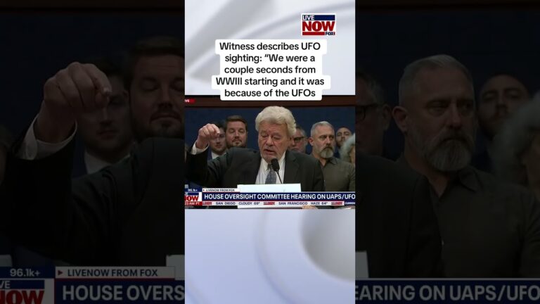 Witness describes UFO sighting: “Missiles pointed at the U.S.”