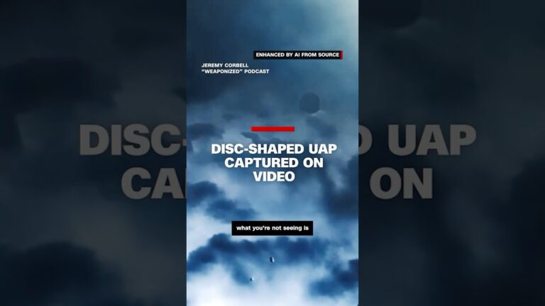 Disc-shaped UAP captured on video