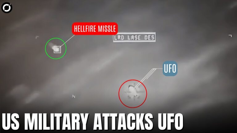 New Declassified video shows U.S. Drone attack UFO with Hellfire Missile I Shocking Footage