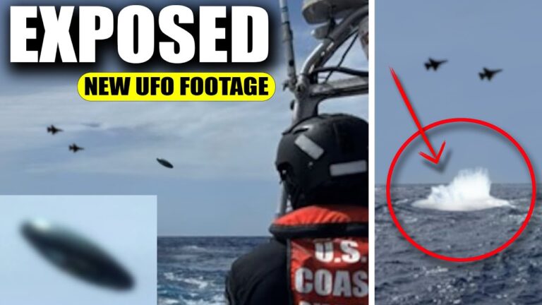 NEW 2024 UFO Footage – Fighter Jets Force UFO Underwater!