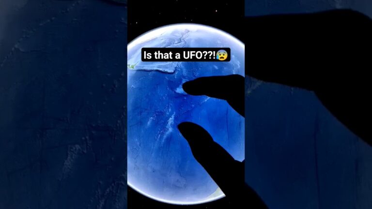 Is that UFO??!😰#googlemaps