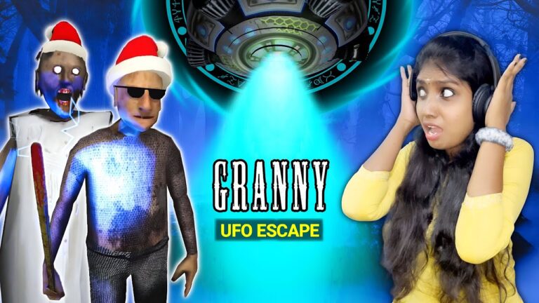 GRANNY UFO Escape with GRANDPA in No Death Challenge | Jeni Gaming