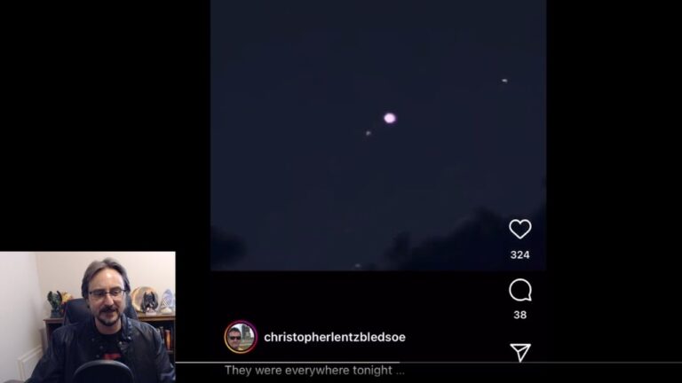 Chris Bledsoe Shows Awesome UFO Video!
