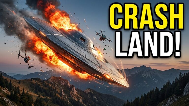 UFO CRASH LAND, SHOOT DRONES, and MORE!