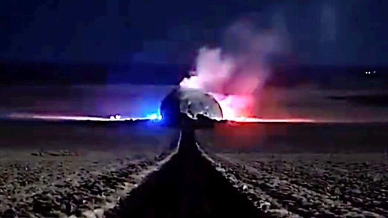This Man Just Released The Clearest Video Of The Crashed UFO Taken Out Above Kentucky..