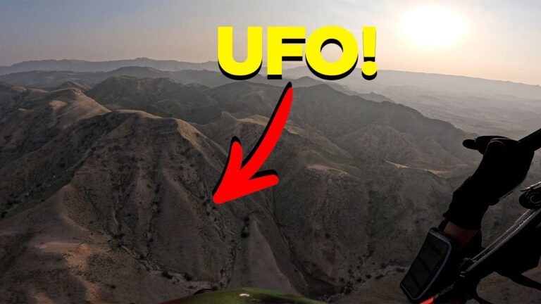 UFO! I saw it with my own eyes…