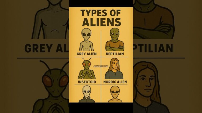 Unknown Alien Species 👽 Top 4 Mysterious Types  #shorts