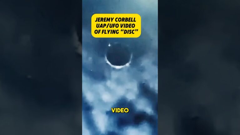 New UFO/UAP Video of flying DISC 🥏 obtained by Jeremy Corbell #ufo #uap #news