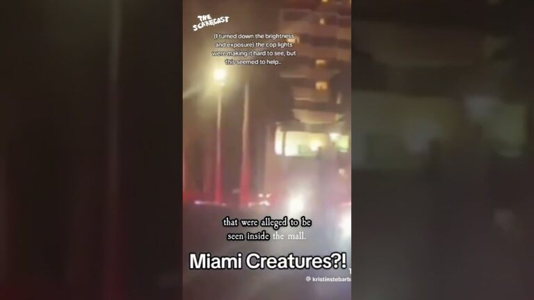 New “Miami Mall Alien” Footage Surfaces #UFO #Mystery