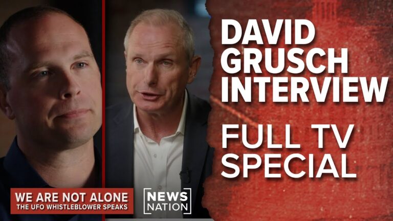 UFO whistleblower David Grusch: ‘We are not alone’ | Official Ross Coulthart NewsNation interview
