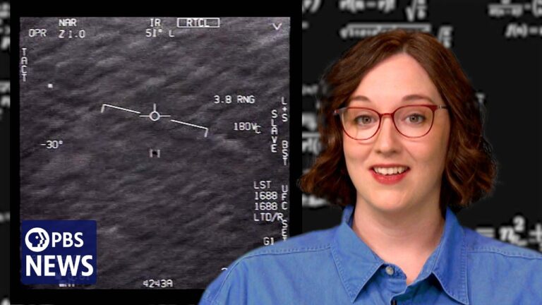 How scientists use math to help explain UFO videos