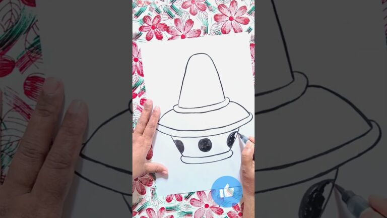 Easy UFO Alien Spaceship Drawing for Kids 👽🛸 |#drawing #shorts #drawing4kids