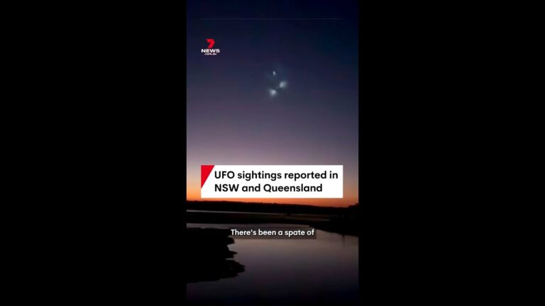 UFO sightings reported in NSW and Queensland after stargazers spot glowing white objects in sky