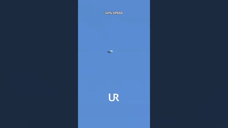 UFO Hovering in the Sky! – Disc Shaped Craft Caught in High Quality Footage!