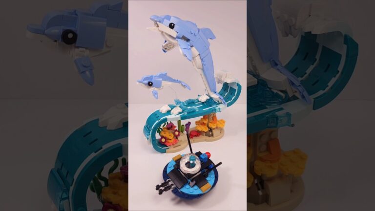 LEGO Creator UFO (31378) vs Beautiful Dolphins (31385) #shorts @TopBrickBuilder