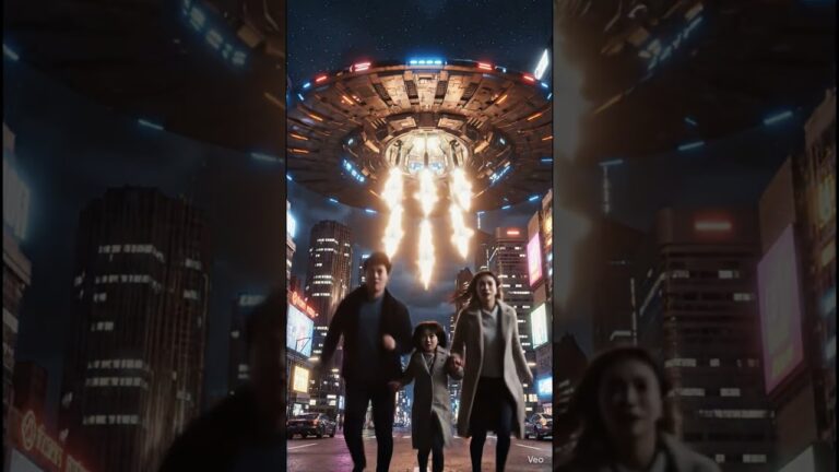 UFO Attack on Earth | Alien Missile Destruction Scene 🚀🔥