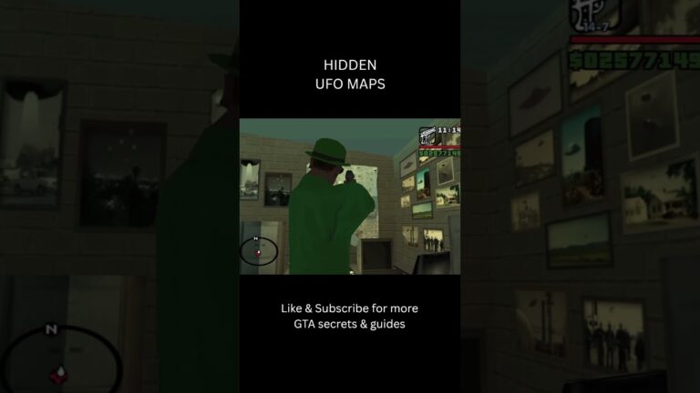 There Are UFO Maps in GTA San Andreas…